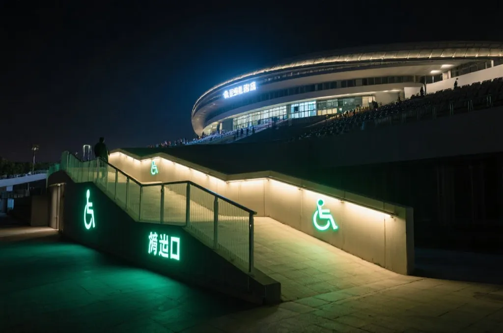 无障碍疏散通道与清晰指示标识